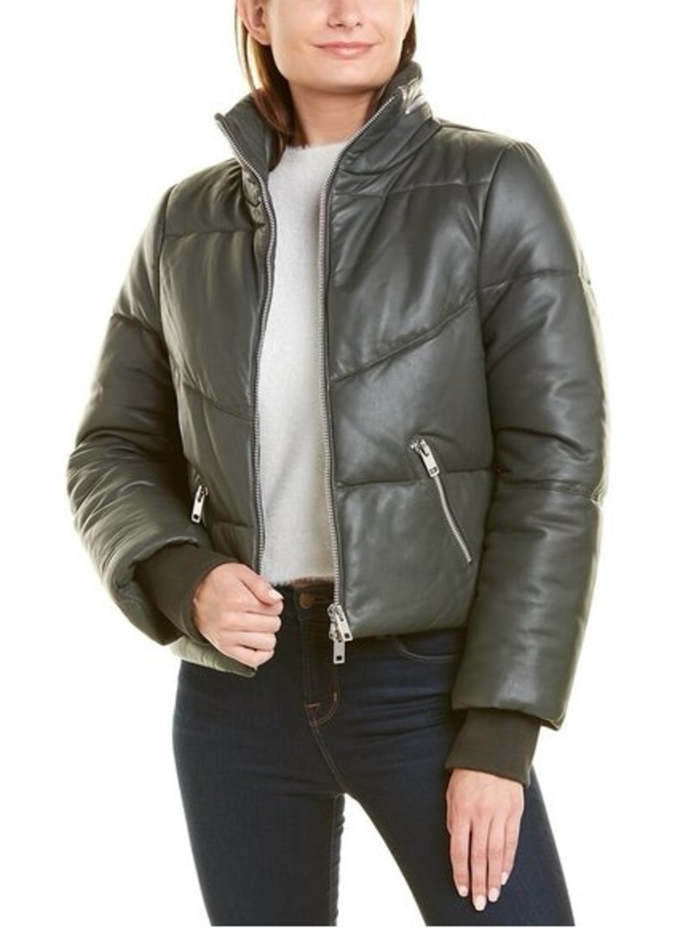 Walter Baker Edwina Leather Puffer Jacket
